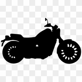 Transportation Arrowhead Harley Davidson Motorcycle - Motorcycle Silhouette, HD Png Download - bike silhouette png