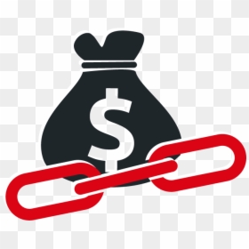 Moneybag With Link Icon, HD Png Download - money bag icon png