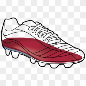 Soccer Cleat, HD Png Download - football outline png