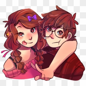 Dipper Y Mabel Fanart, HD Png Download - brother png