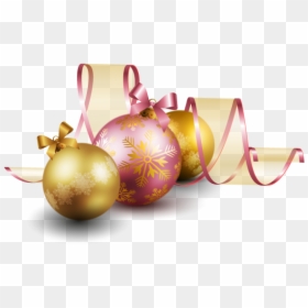 Vector Christmas Ribbon Ball Element Png Download - Transparent Christmas Vector Free, Png Download - christmas vector png