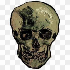 Van Gogh Skull Clip Arts - Vincent Van Gogh Png, Transparent Png - skeleton face png