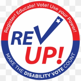Rev Up Disability Vote, HD Png Download - vote button png
