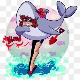 Bubbers The Shark - Cartoon, HD Png Download - cartoon shark png