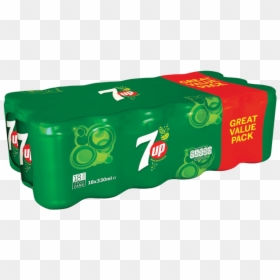 7up Lemon Lime And Bubbles 18 X 330ml - 7up Regular 18 Pack, HD Png Download - 7up png