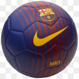 Fc Barcelona Soccer Ball, HD Png Download - football ball png