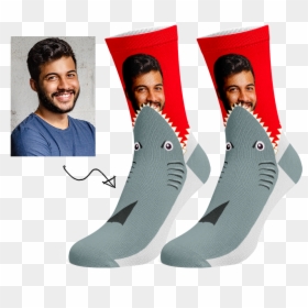Sock, HD Png Download - cartoon shark png