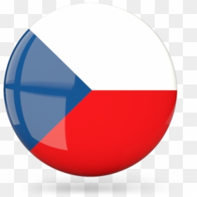 Glossy Round Icon - Czech Republic Flag Circular Png, Transparent Png - world flags png