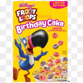Fruit Loops Birthday Cake Cereal, HD Png Download - froot loops png