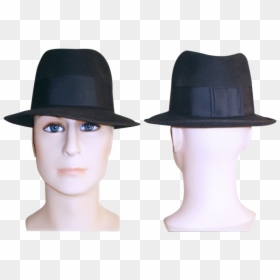 Gangster Hat Png - Fedora, Transparent Png - gangsta hat png