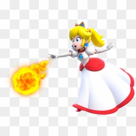 Fireflower Princess Peach, HD Png Download - fire flower png