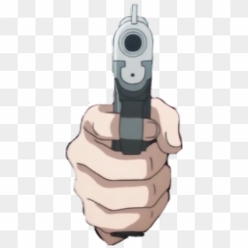 #gung #gunganime #png #anime #meme #pistola #kawaii - Pistola Meme Png, Transparent Png - pistolas png