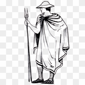 Chlamys Greek Clothing, HD Png Download - angry bear png