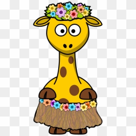 Giraffe Clipart Dancing Transparent - Transparent Background Giraffe Clip Art, HD Png Download - giraffe clipart png