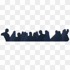 Silhouette, HD Png Download - people cheering png