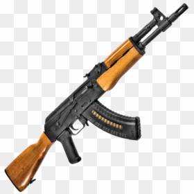 Transparent Ak 47 Clipart - Black Ak 47 Assault Rifle, HD Png Download - pistolas png