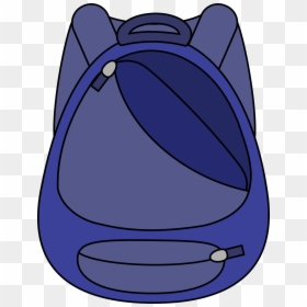 Blue School Bag Big - Blue School Bag Clipart, HD Png Download - backpack clipart png
