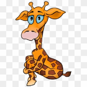 Cartoon Giraffe Clip Art Pictures Photo Background - Cute Cartoon Giraffe, HD Png Download - giraffe clipart png