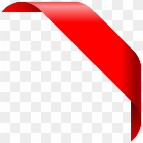 Corner Ribbon01 Red Vector Data - Corner Red, HD Png Download - red starburst png