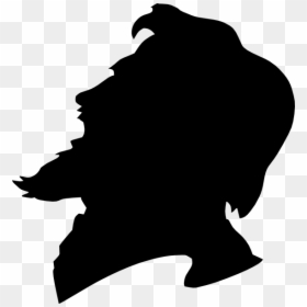 Politician Png -small - Male Side Profile Silhouette, Transparent Png - lebron james face png