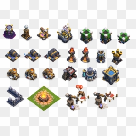 Clash Of Clans Siege Machines, HD Png Download - destroyed building png