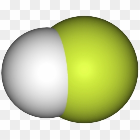 Hydrogen Fluoride 3d Vdw - Hydrofluoric Acid Hf Molecule, HD Png Download - green flare png