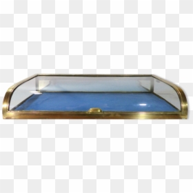 Showcase Glass Dome And Gilded Brass - Serving Tray, HD Png Download - glass dome png