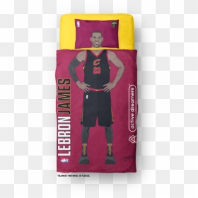 Lebron James Comforter Lakers, HD Png Download - lebron james face png