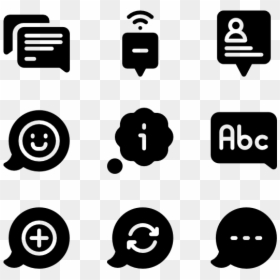Speech Bubbles - Gas Station Icons, HD Png Download - white speech bubble png