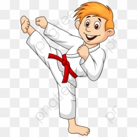 Taekwondo Boy Kimono Png - Karate Clipart, Transparent Png - karate kid png