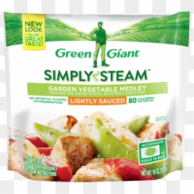 Green Giant® Simply Steam™ Garden Vegetable Medley - Broccoli With Cheese Green Giant, HD Png Download - vegetable garden png