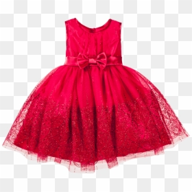 Transparent Child Getting Dressed Clipart - Baby Dress Images Hd, HD Png Download - red dress png