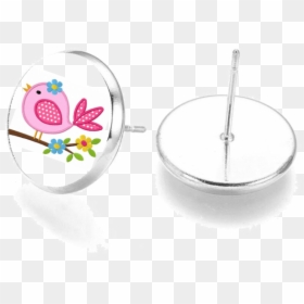 Kiddies Bird Studs By Neirac - Earrings, HD Png Download - glass dome png