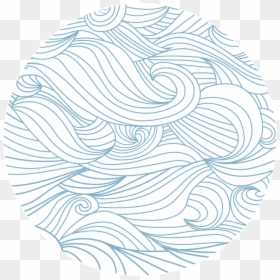 #sticker #swirling #swirl #doodle #circle #waves #blue, HD Png Download - blue swirl png