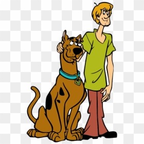 Cartoon,clip Art,yellow,dog Breed,canidae,line Walking,art - Scooby Doo And Shaggy Clipart, HD Png Download - cartoon blunt png