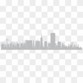 Sfskyline - San Francisco Skyline Silhouette Png, Transparent Png - san francisco skyline png