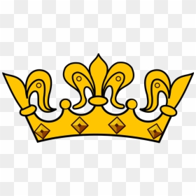 Crown, Golden, Gold, Rich, Royalty - Crown Clipart Without Background, HD Png Download - crown cartoon png