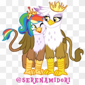 Serenamidori, Crown, Cute, Female, Gilda, Hippogriff,, HD Png Download - crown cartoon png