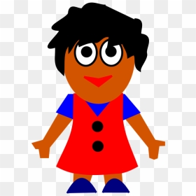 Girl In A Red Dress Animated Clipart , Png Download - Clip Art, Transparent Png - red dress png