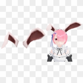 Transparent Bunny Ears Clipart - Mmd Bunny Ears Dl, HD Png Download - rabbit ears png