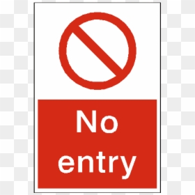 Red No Entry Png Free Download - Sign, Transparent Png - free entry png