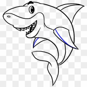 Illusions Drawing Easy Draw Transparent Png Clipart - Png Clipart Shark Cartoon, Png Download - gandhi png