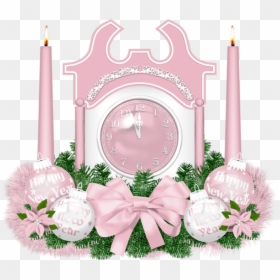 Horloge Png - Birthday Candle, Transparent Png - new year clock png