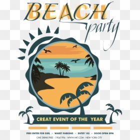 Beach Party Png Image - Beach Party Png, Transparent Png - free entry png
