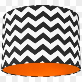 Zigzag Shade With Choice Of Coloured Lining - Chevron Lamp Shade, HD Png Download - zig zag line png