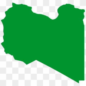 Libya Flag Clipart Icon - Flag Map Of Libya, HD Png Download - green flag png