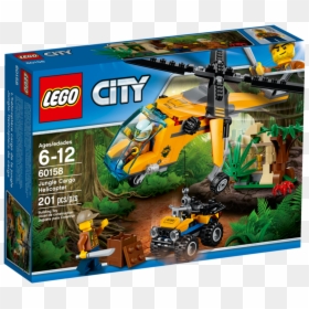 Lego City Jungle Cargo Helicopter, HD Png Download - helicoptero png
