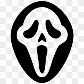 Ghostface The Scream Computer Icons Film - Scream Black And White, HD Png Download - ghost face png