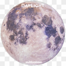 Glowing Moon Png -full Moon Phase, Hd Png Download - Did The Moon Look 65 Million Years Ago, Transparent Png - glowing moon png