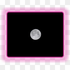 Glowing Circle Png Moon Glow - Blue Moon, Transparent Png - glowing moon png